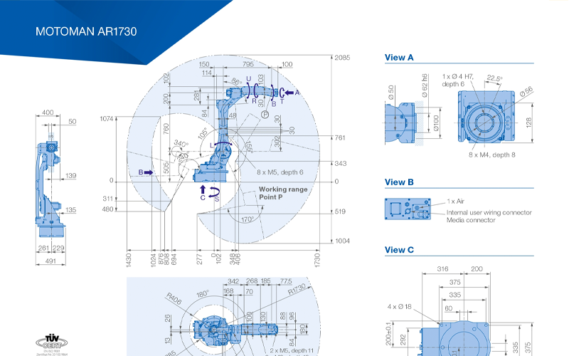 R1 Robotics - YASKAWA AR 1730